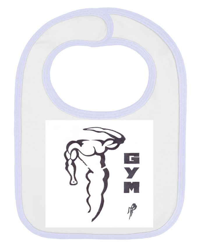 Bavoir bébé uni GYM par Ezequiel777