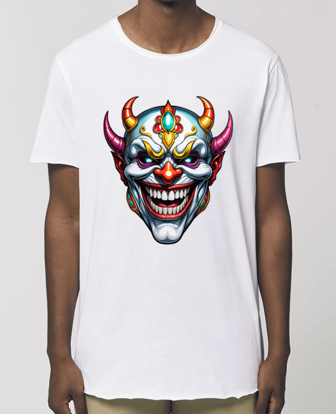 Tee-shirt Homme MASQUE AVEC SOURIRE Par  33designerarte