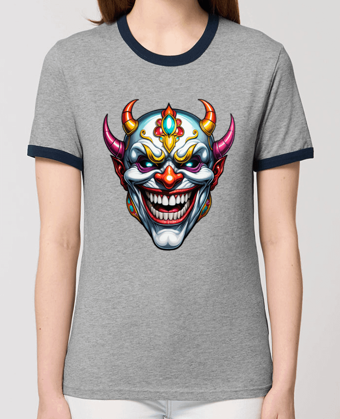 T-shirt MASQUE AVEC SOURIRE par 33designerarte