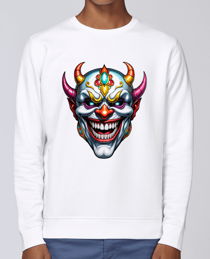 Sweatshirt MASQUE AVEC SOURIRE par 33designerarte