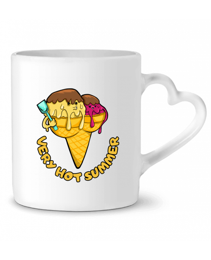 Mug coeur Very hot summer par Darkafreak