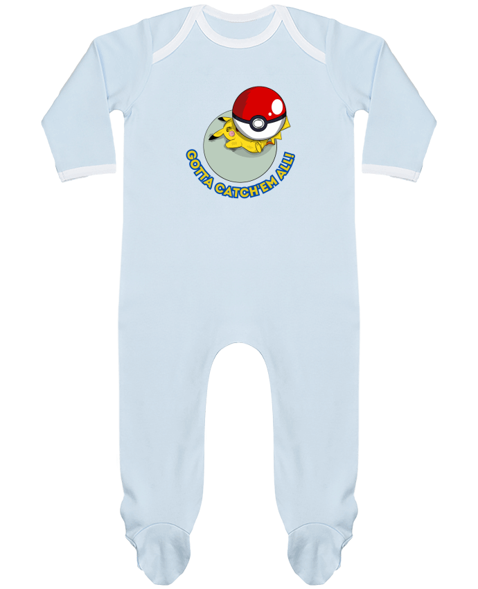 Body Pyjama Bébé captured pikachu par Darkafreak