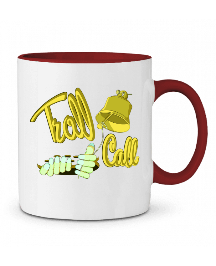 Mug bicolore TROLL CALL Santiaguen