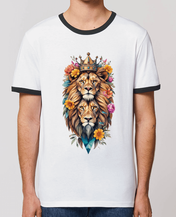 T-shirt Lions flowers par /wait-design