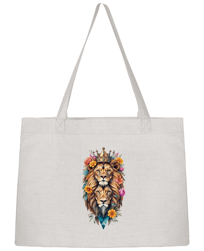 Sac Shopping Lions flowers par /wait-design