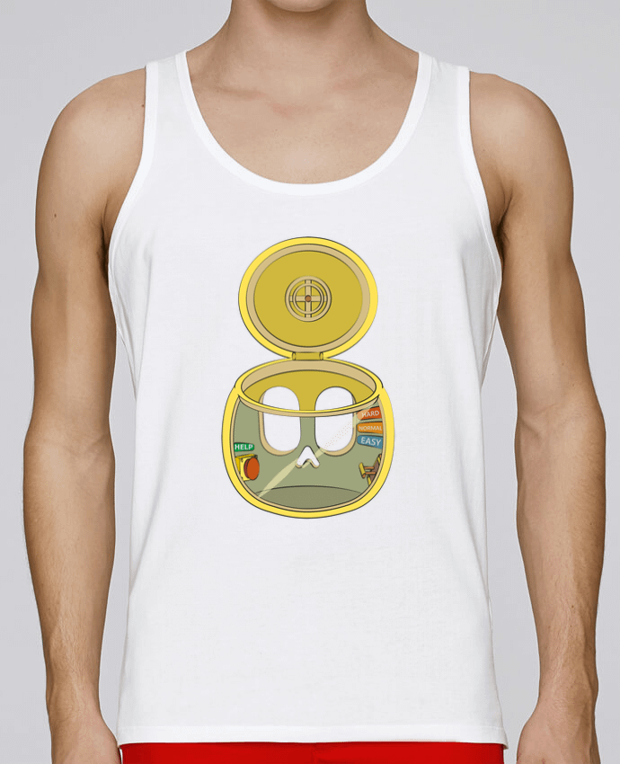 Débardeur homme CABIN par Santiaguen 100% coton bio