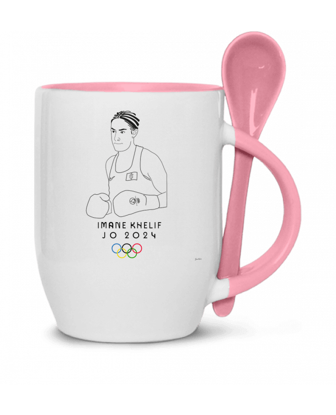  Tasse cuillère IMANE KHELIF CHAMPIONNE MEDAILLE D OR ALGERIENNE JO2024 PARIS2024 par               