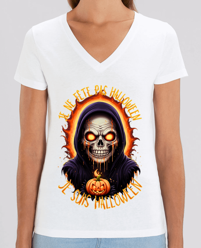 Tee-shirt femme Je Ne Fête Pas Halloween, Je Suis Halloween Par  Phocea Editions