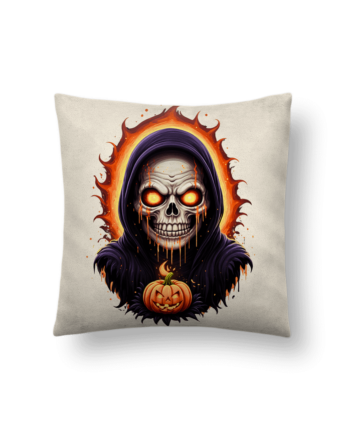 Coussin suédine Je Ne Fête Pas Halloween, Je Suis Halloween par Phocea Editions