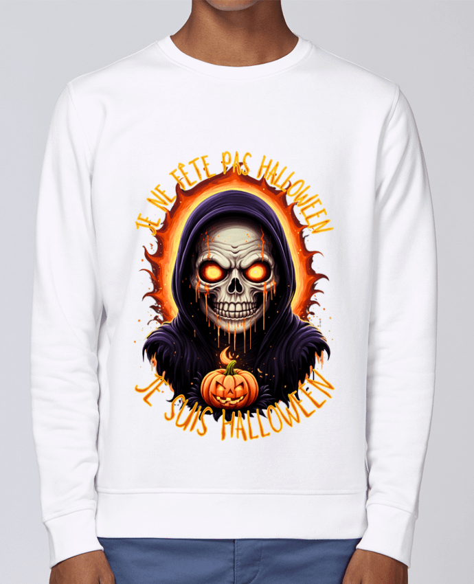 Sweatshirt Je Ne Fête Pas Halloween, Je Suis Halloween par Phocea Editions