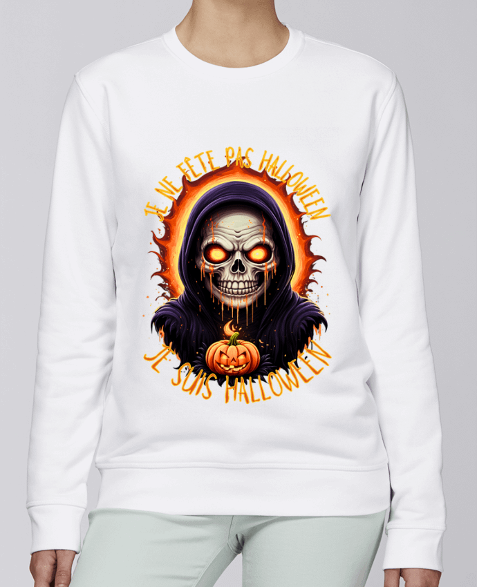 Sweatshirt Je Ne Fête Pas Halloween, Je Suis Halloween par Phocea Editions