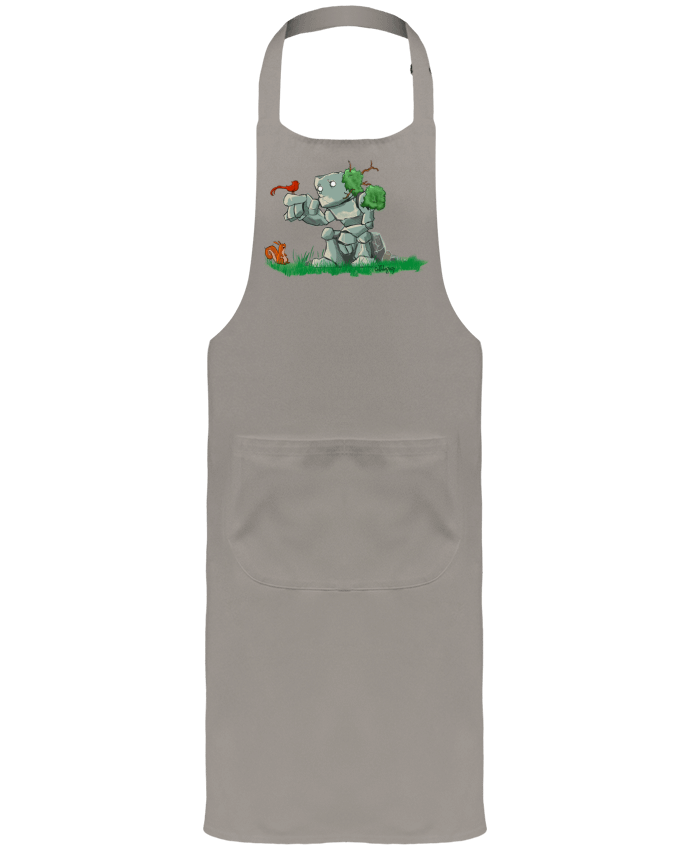Tablier avec poches Golem Printanier par Chovbazart