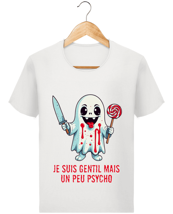  T-shirt Homme vintage Je suis gentil mais un peu psycho par Phocea Editions