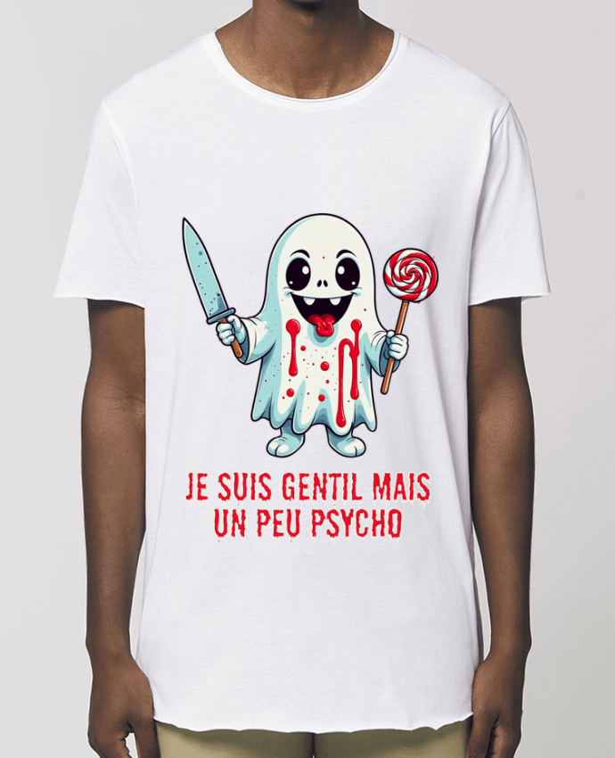 Tee-shirt Homme Je suis gentil mais un peu psycho Par  Phocea Editions