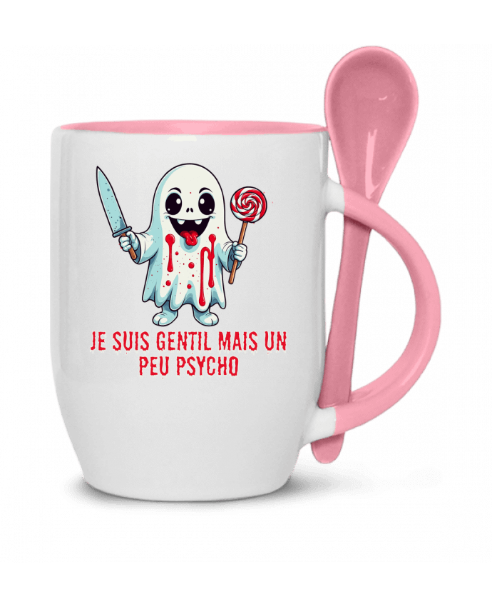  Tasse cuillère Je suis gentil mais un peu psycho par Phocea Editions