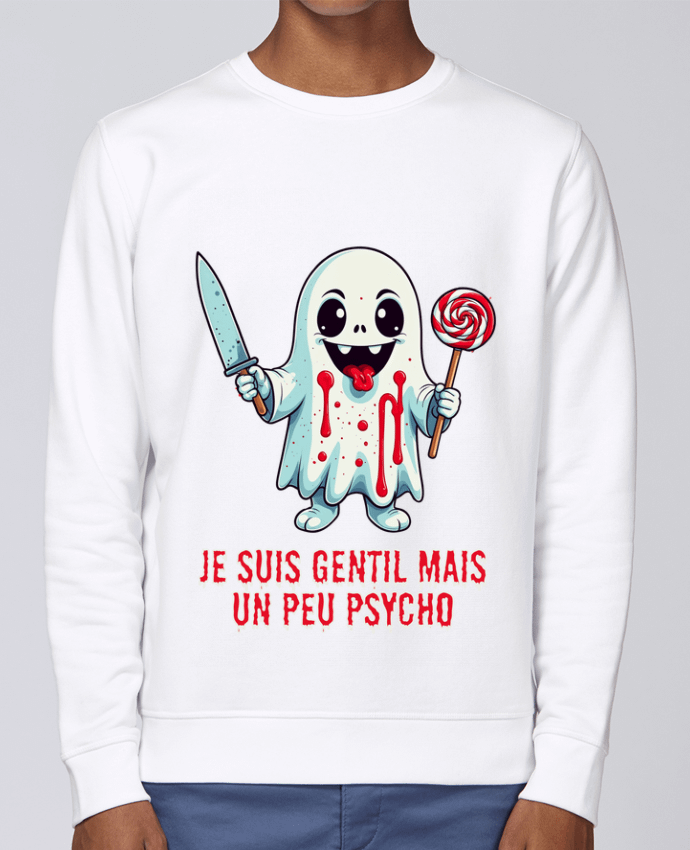 Sweatshirt Je suis gentil mais un peu psycho par Phocea Editions