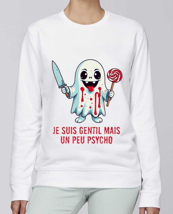 Sweatshirt Je suis gentil mais un peu psycho par Phocea Editions