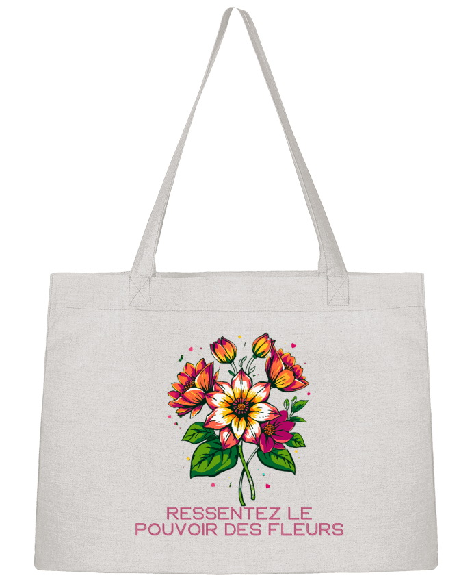 Sac Shopping Ressentez Le Pouvoir Des Fleurs par Phocea Editions