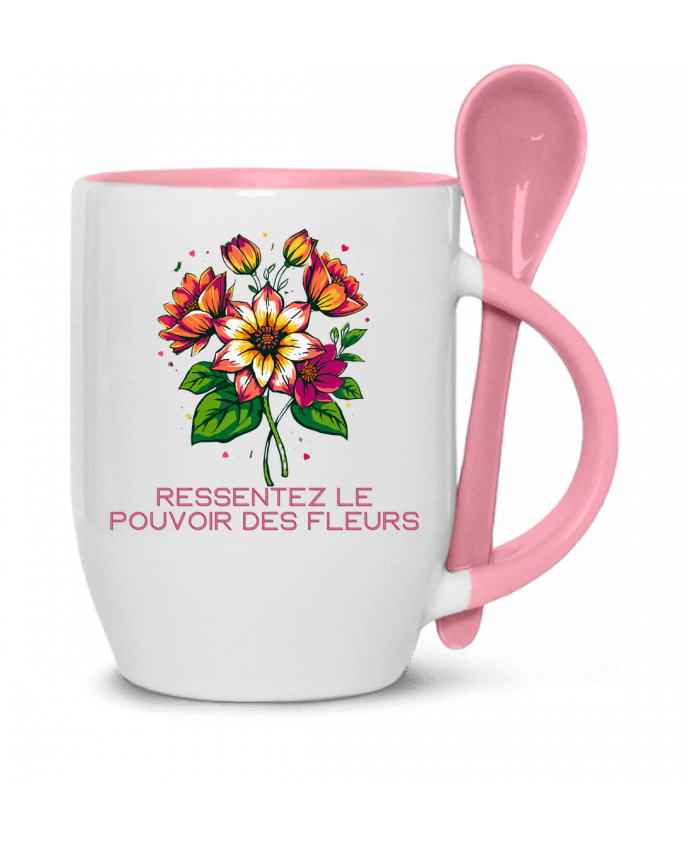  Tasse cuillère Ressentez Le Pouvoir Des Fleurs par Phocea Editions