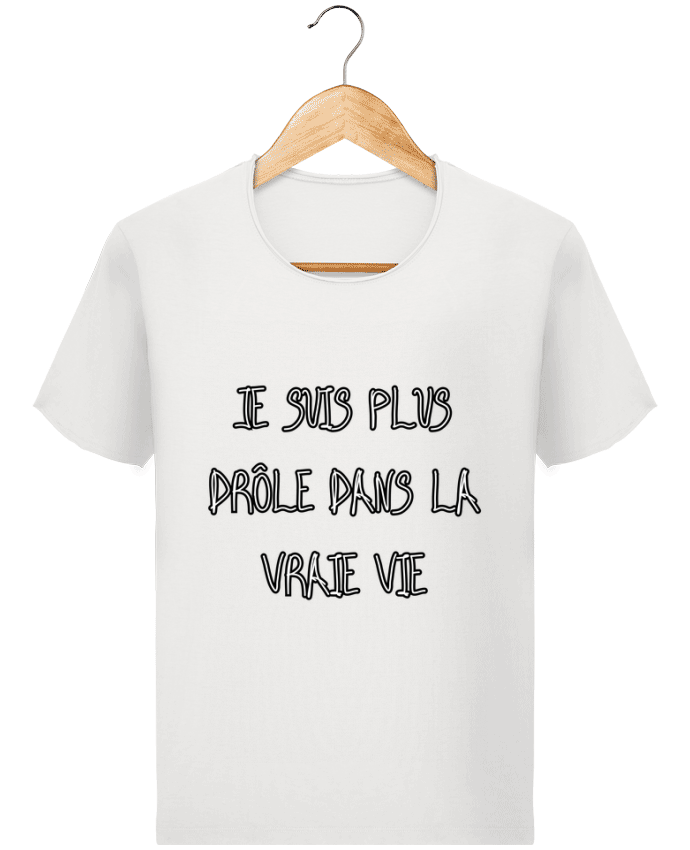  T-shirt Homme vintage Je Suis Plus Drôle Dans La Vraie Vie par Phocea Editions