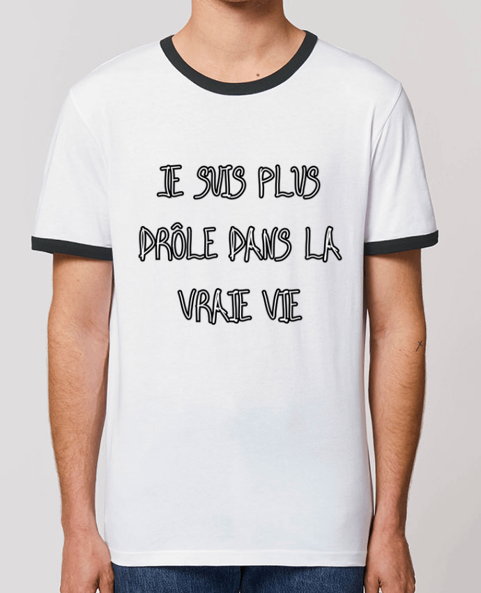 T-shirt Je Suis Plus Drôle Dans La Vraie Vie par Phocea Editions