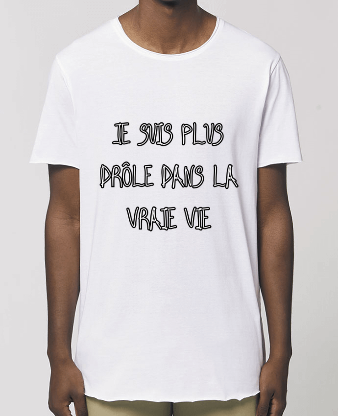 Tee-shirt Homme Je Suis Plus Drôle Dans La Vraie Vie Par  Phocea Editions