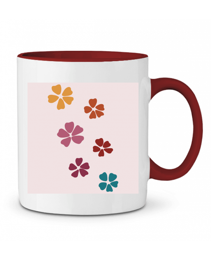 Mug bicolore Fleurs Clemence_Bellay