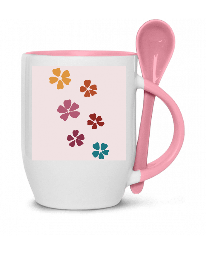  Tasse cuillère Fleurs par Clemence_Bellay