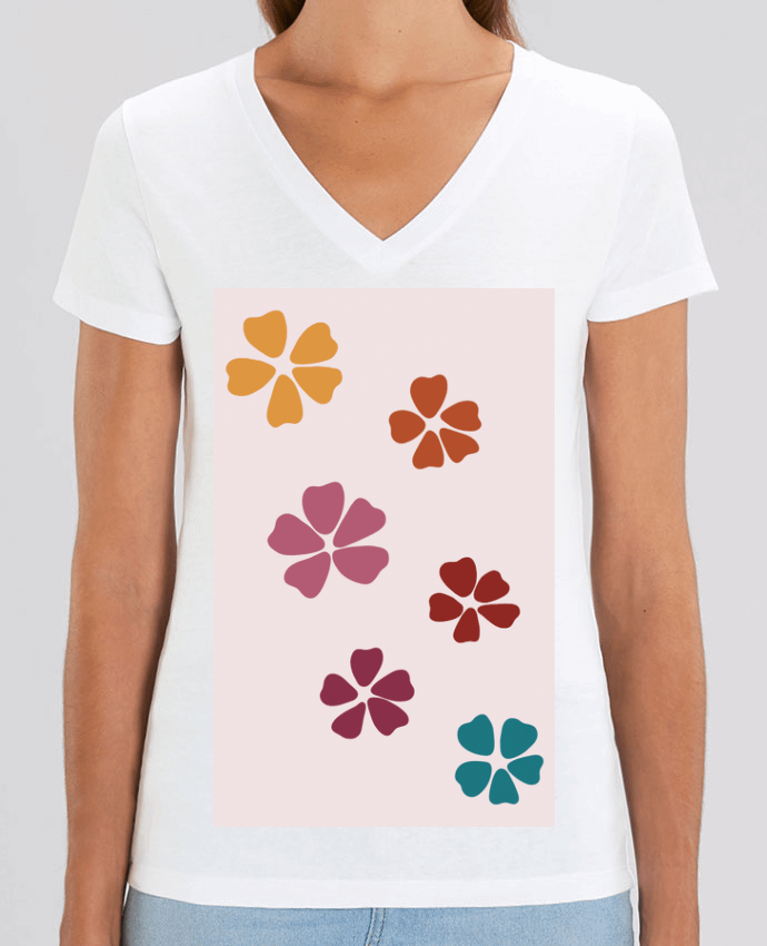 Tee-shirt femme Fleurs Par  Clemence_Bellay