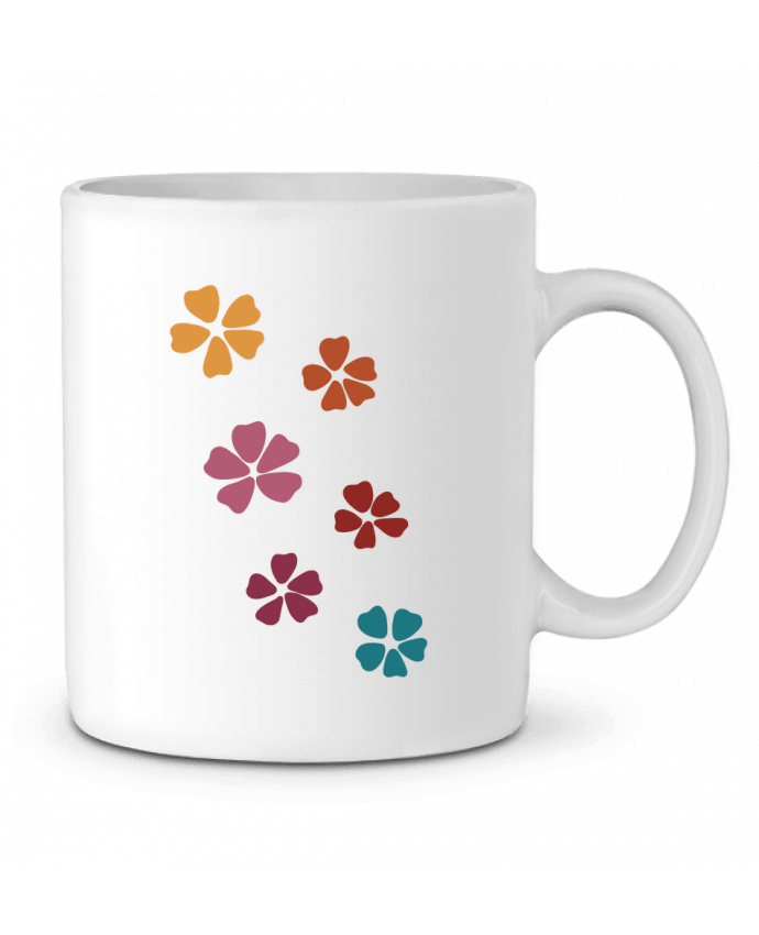 Mug  Fleurs fond transparent par Clemence_Bellay