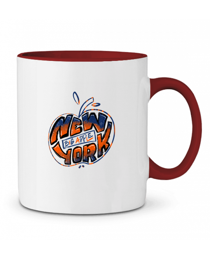 Mug bicolore New York Big Apple SketchingSeb