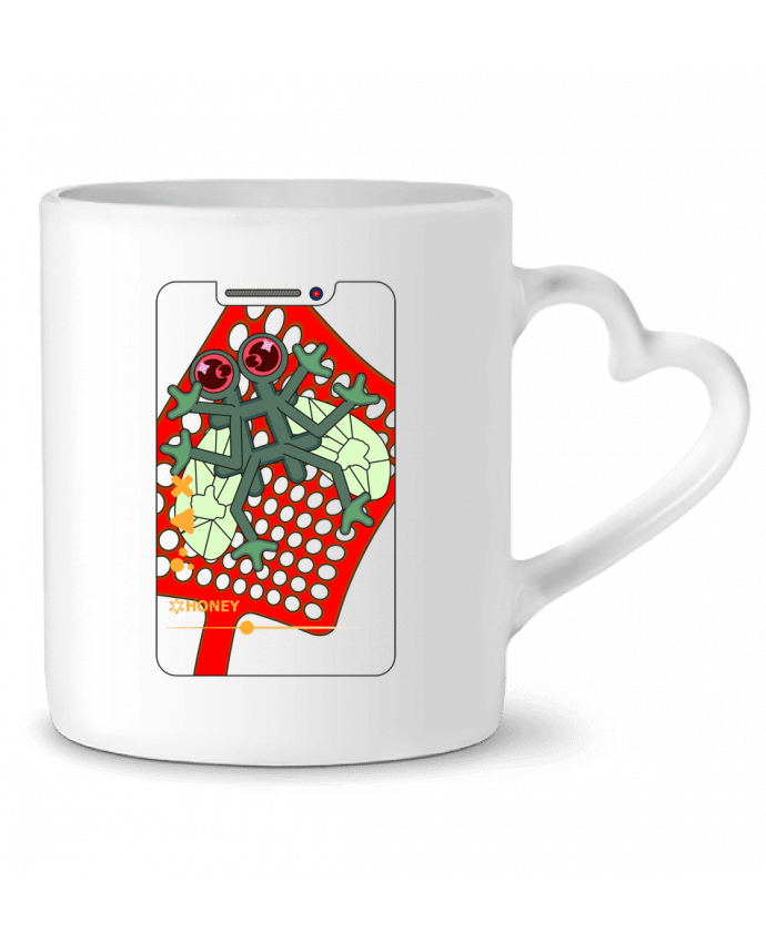 Mug coeur FLY LIKE par Santiaguen