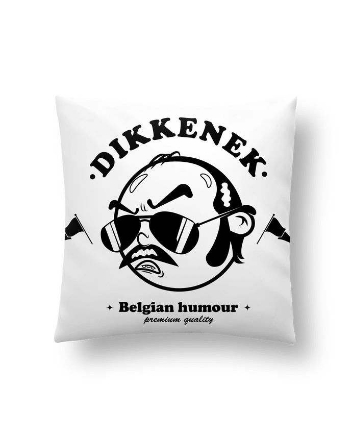 Coussin Dikkenek Retro Logo par PTIT MYTHO