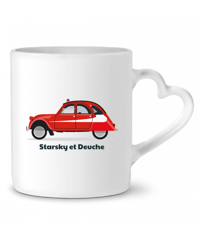 Mug coeur Starsky et Deuche par Phoque You