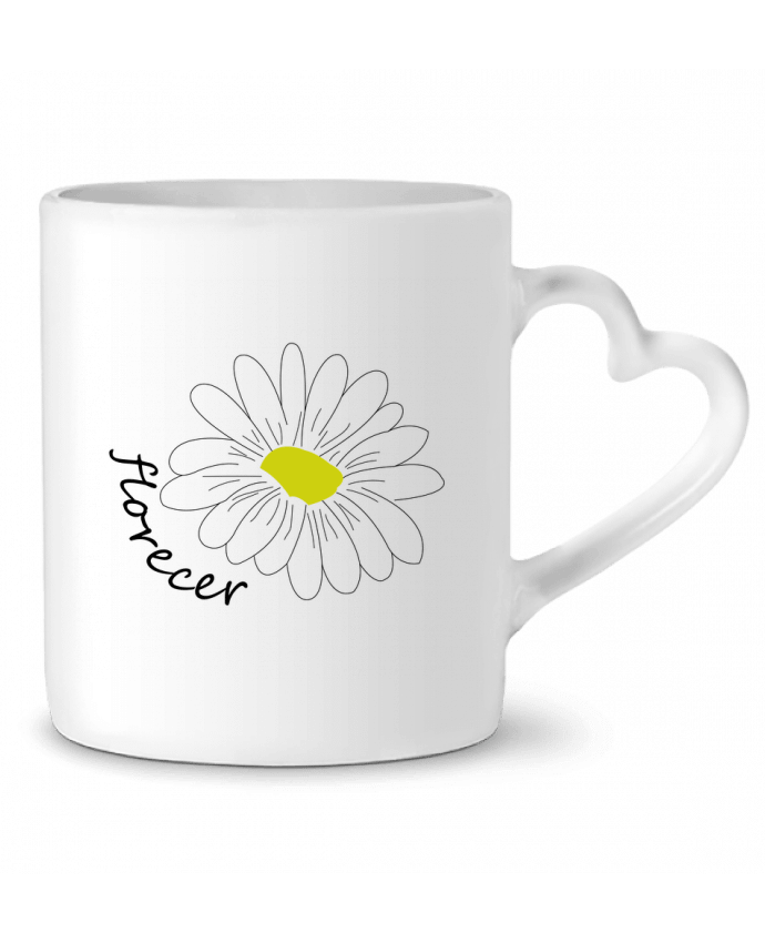 Mug coeur Florecer par Julivez 