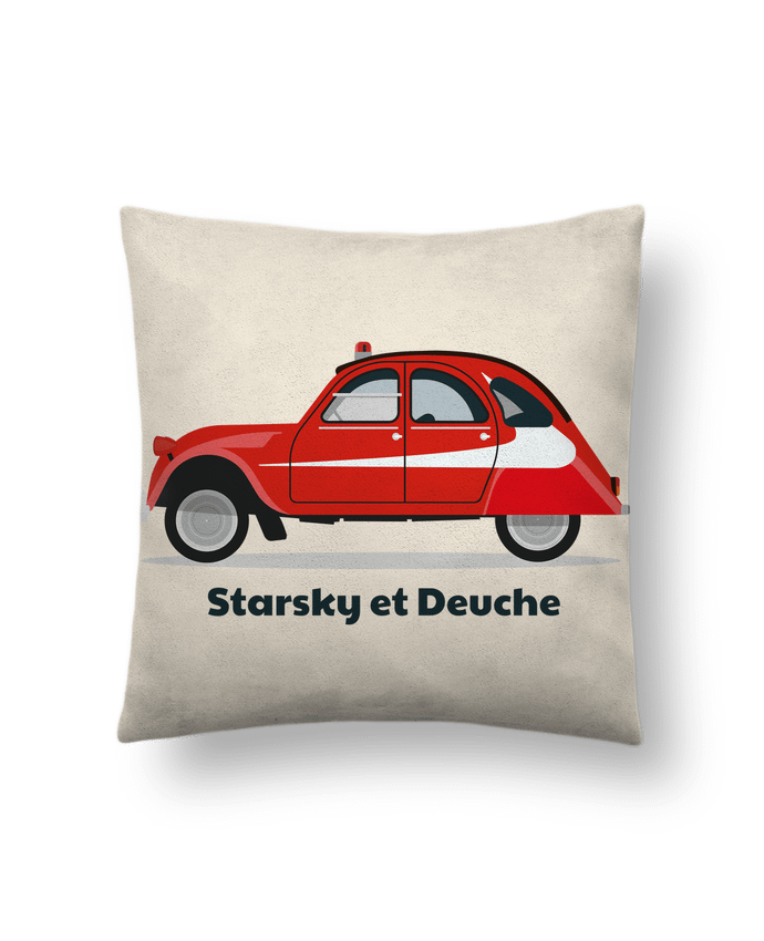 Coussin suédine Starsky et Deuche par 33 Francs