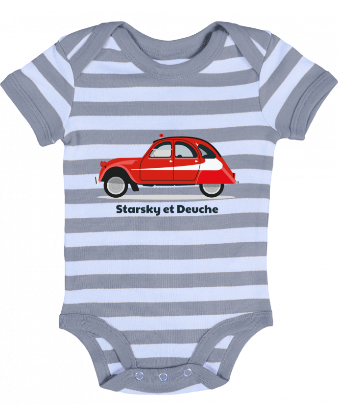 Body Bébé Rayé Starsky et Deuche - 33francs