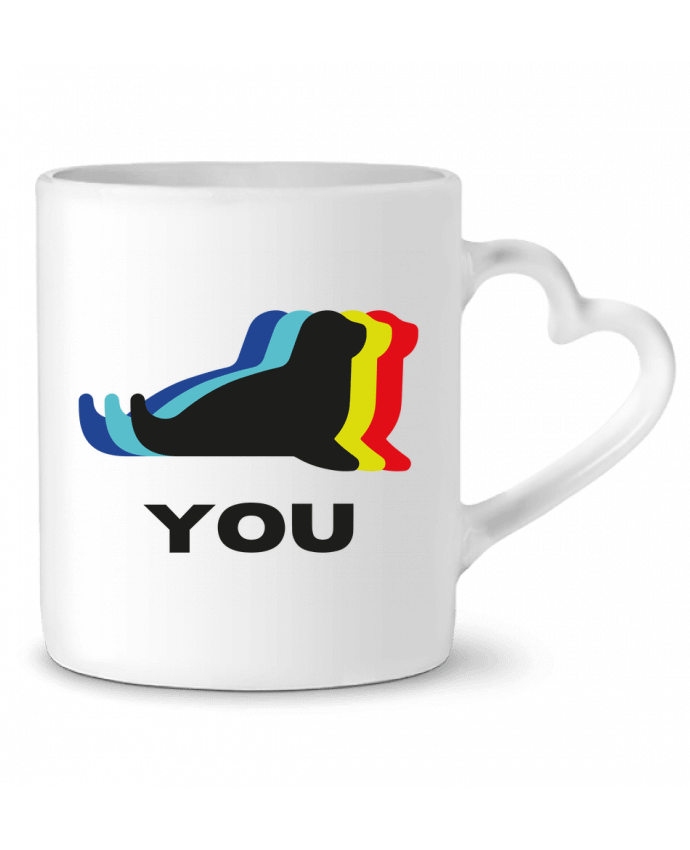 Mug coeur Phoque you par 33francs