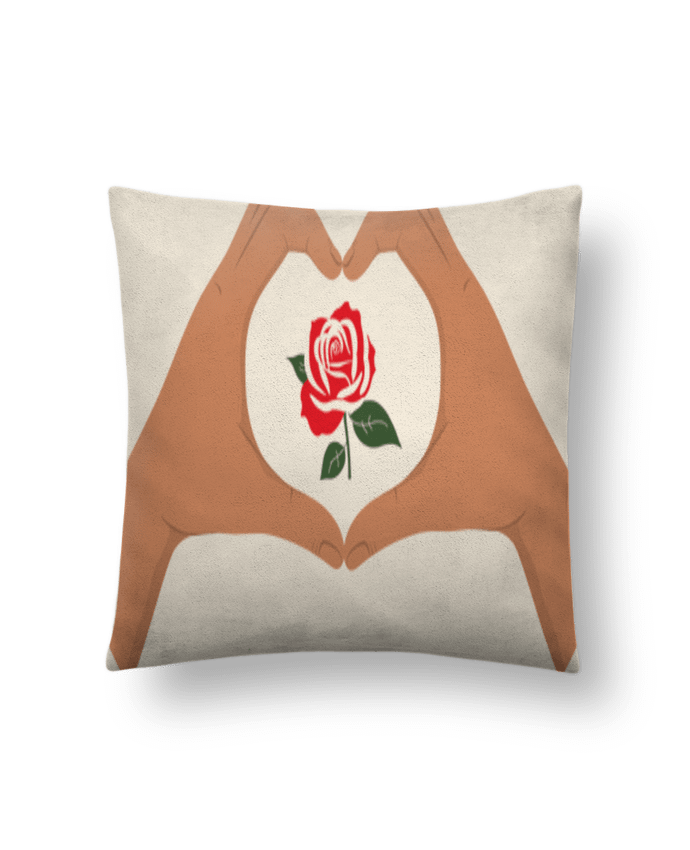 Coussin suédine Love YOU par COCODJOJO