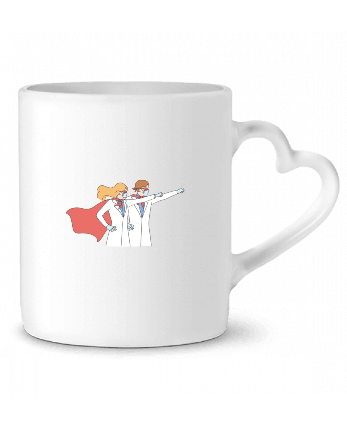 Mug coeur enfants rassurés par COCODJOJO