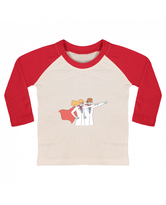 Tee-shirt Bébé Baseball ML enfants rassurés par COCODJOJO