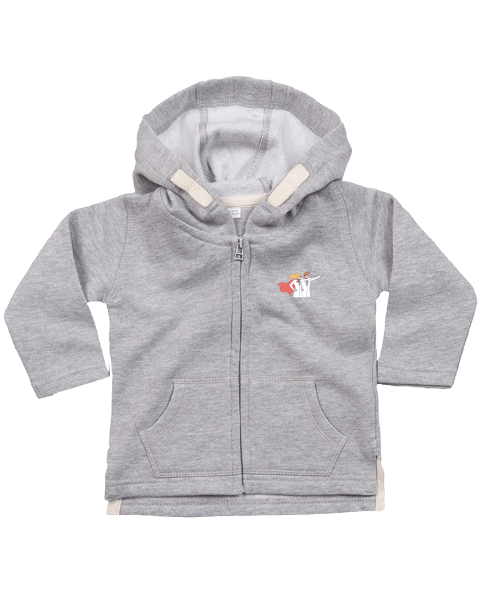 Sweat à capuche bébé zippé enfants rassurés par COCODJOJO