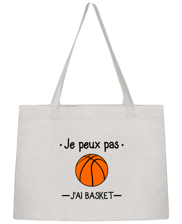 Shopping tote bag Stanley Stella Je peux pas j'ai basket,basketball,basket-ball by Benichan