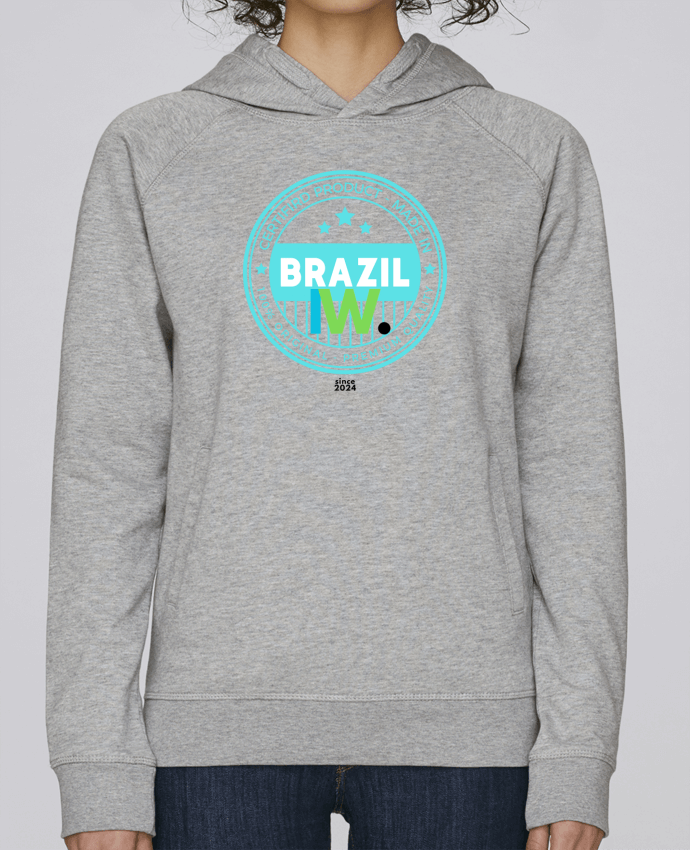 Sweat capuche femme IW - Trip to Brazil par IW