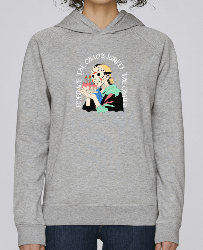 Sweat capuche femme vendredi 13 motivation by Jason par Frama