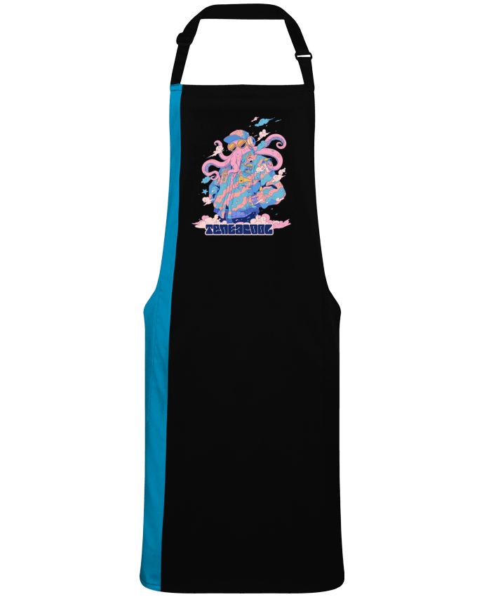 Tablier bicolore Tentacool par  Frama