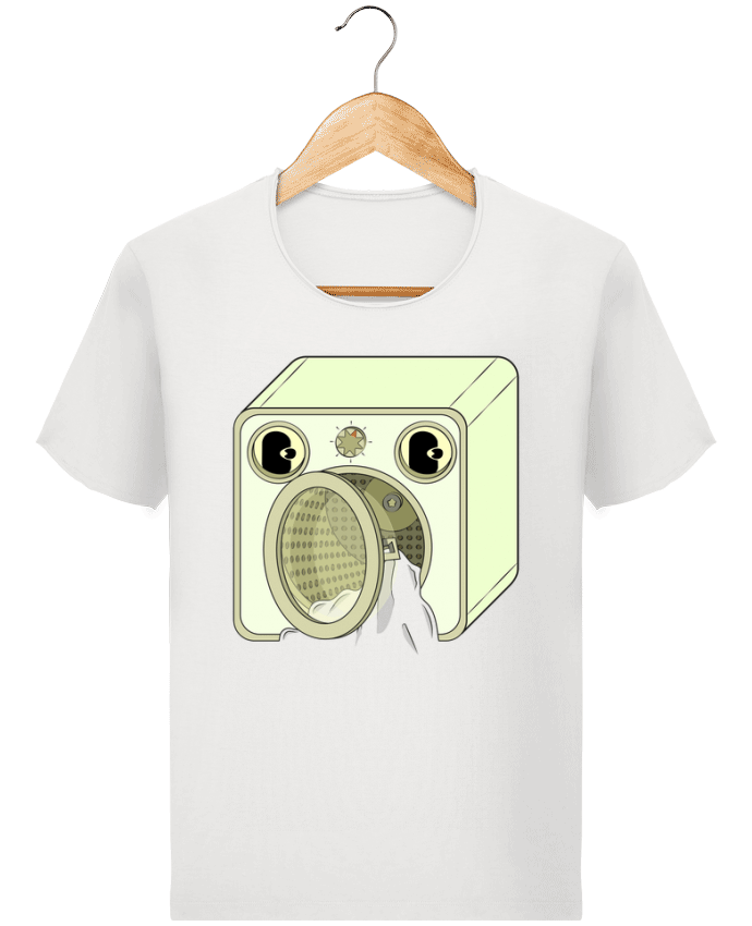  T-shirt Homme vintage SWALLOWING MACHINE par Santiaguen