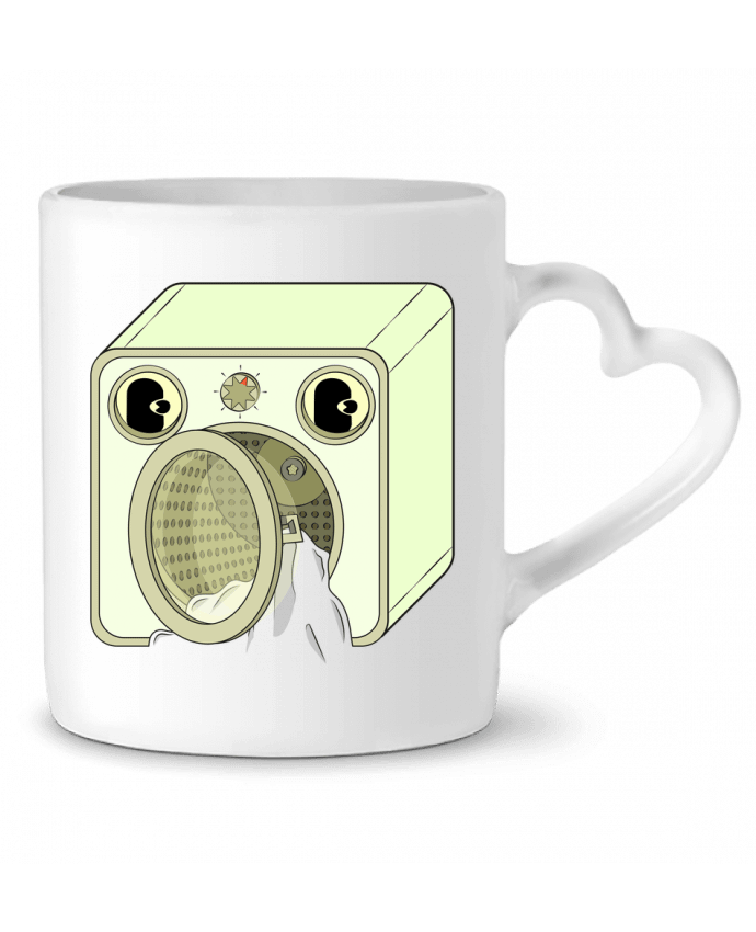 Mug coeur SWALLOWING MACHINE par Santiaguen