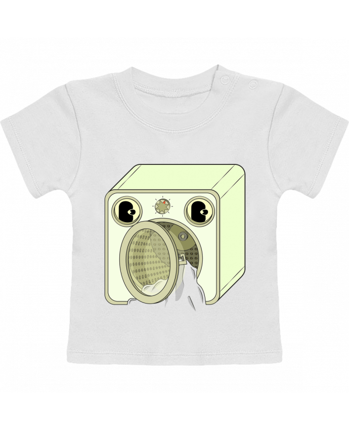 T-shirt bébé SWALLOWING MACHINE manches courtes du designer Santiaguen