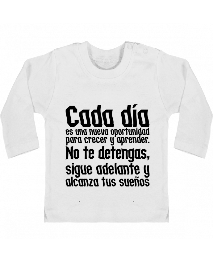 T-shirt bébé No te detengas manches longues du designer Hector Herrera Desing